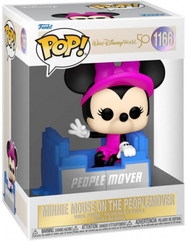 Disney: Funko Pop! - Walt Disney World 50 - Minnie Mouse On The Peoplemover (Vinyl Figure 1166)