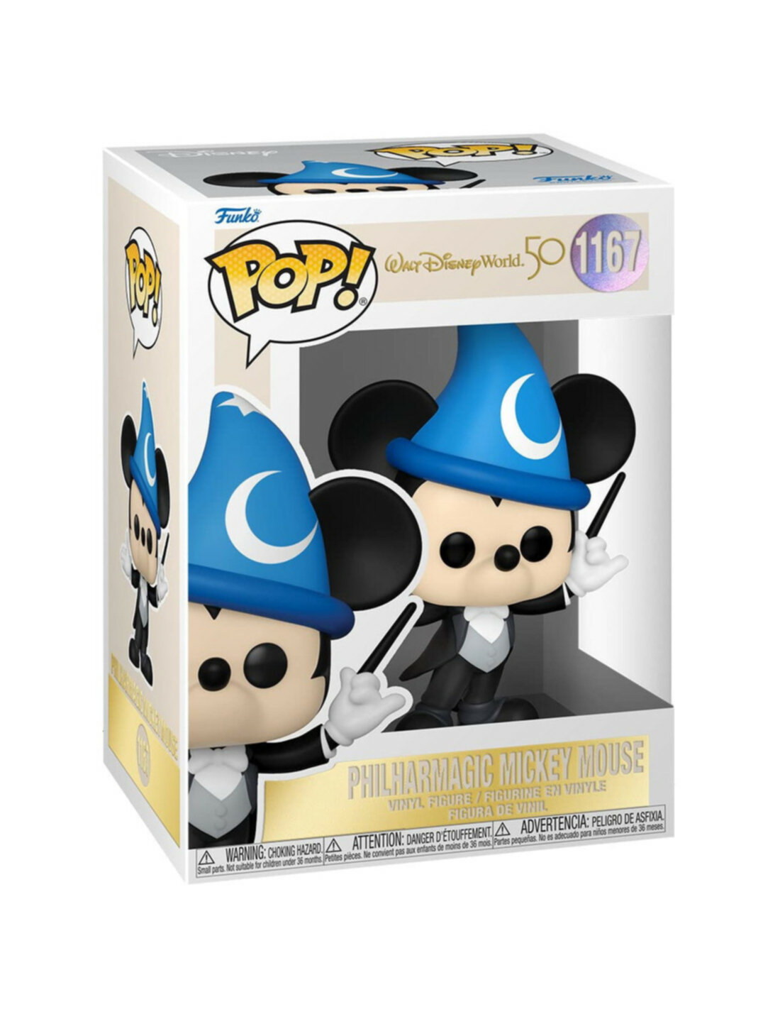 Disney: Funko Pop! - Walt Disney World 50 - Philharmagic Mickey Mouse ...