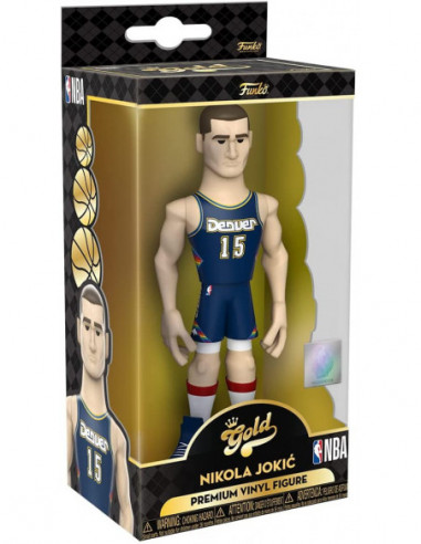 Basketball: Funko Gold - Nba - Nuggets - Nikola Jokic (Away Uniform) (5p) (Premium Vinyl Figure)