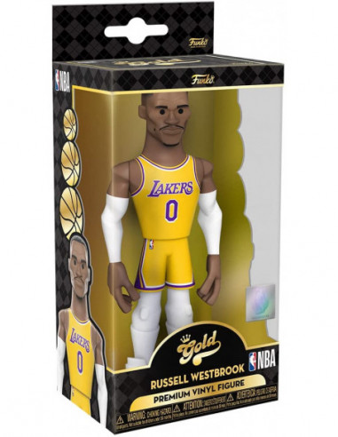 Basketball: Funko Gold - Nba - Wizards - Russell Westbrook (5p) (Premium Vinyl Figure)