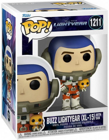 Disney: Funko Pop! - Lightyear - Buzz Lightyear (XL-15) With Sox (Vinyl Figure 1211)