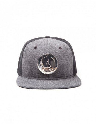 Marvel: Avengers - Logo Melange Snapback Grey (Cappellino)