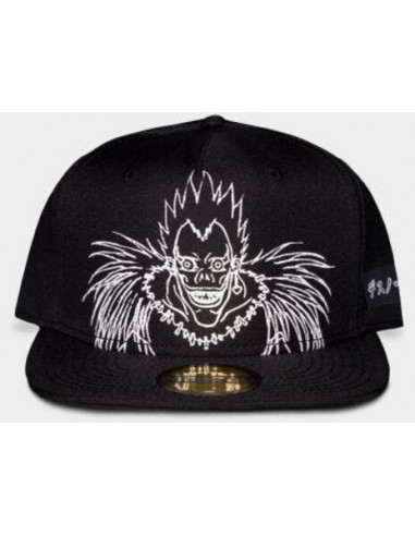 Death Note: Snapback Cap Black (Cappellino)