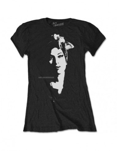 Amy Winehouse: Scarf Portrait (T-Shirt Donna Tg. XL)