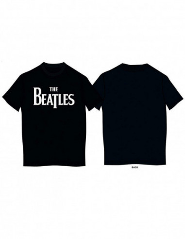 Beatles (The): Drop T Logo Black (T-Shirt Bambino 1-2 Anni)