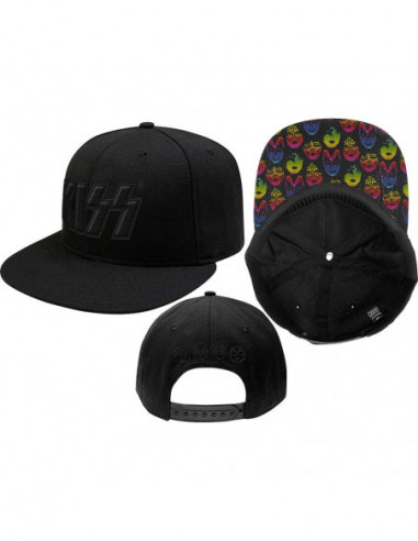 Kiss: Baseball Neon Faces Snap Back (Cappellino)