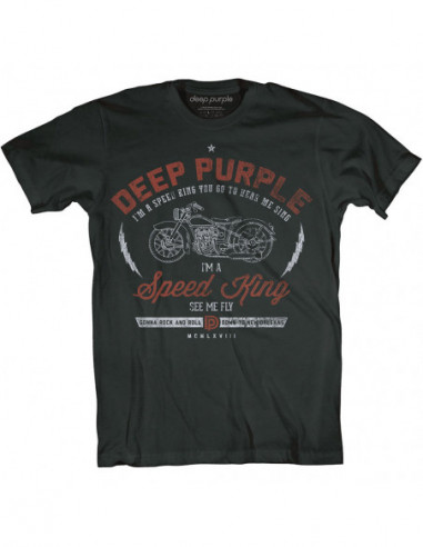 Deep Purple: Speed King (T-Shirt Unisex Tg. L)