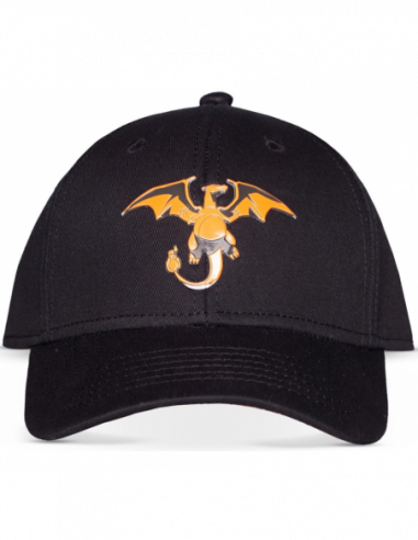 Pokemon: Charizard Men'S Adjustable Cap Black (Cappellino)