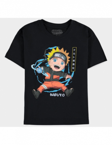 Naruto Shippuden - Boys Short Sleeved T-Shirt - 170/176 Short Sleeved T-Shirts M Black