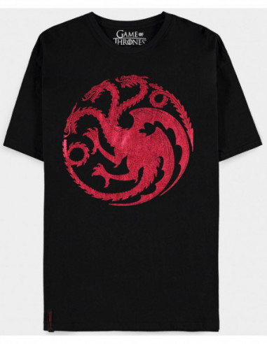 Game Of Thrones: House Of The Dragon - Women'S Short Sleeved Black 01 (T-Shirt Donna Tg. 2XL)