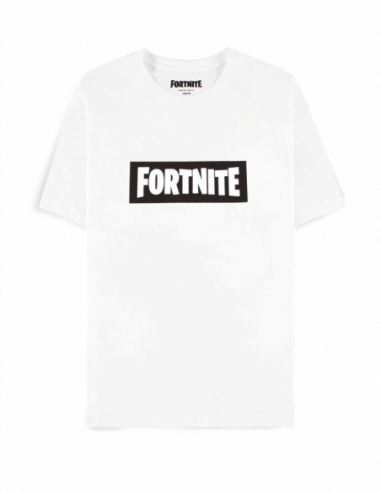 Fortnite: Men'S Short Sleeved White (T-Shirt Unisex Tg. L)