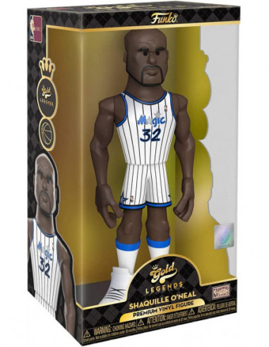 Basketball: Funko Gold - Nba - Magic - Shaquille O'Neal (12) (Premium Vinyl Figure)