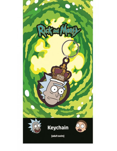 Rick And Morty (King Of S**T) Rubber Keychain