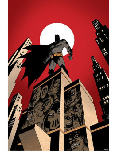 Dc Comics: Pyramid - The Batman - Villain Skyline - Maxi Poster