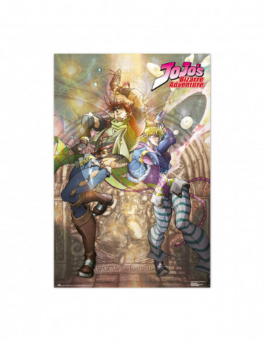 Jojo'S Bizarre Adventure Joseph Joestar & Caesar Zeppeli (Poster 61x91