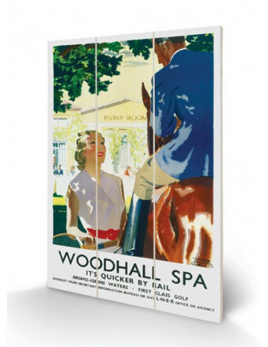 Woodhall Spa (Pump Room By Andrew Johnson) Micro Wood (Stampa Su Legno)