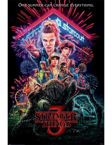 Stranger Things: Pyramid - Summer Of 85 (3D Lenticular Poster 25x20 Cm)