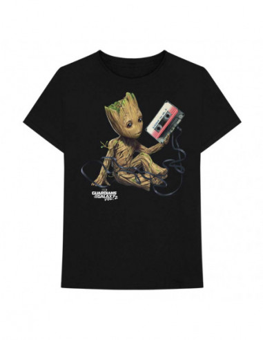 Marvel: Guardians Of The Galaxy Groot With Tape (T-Shirt Unisex Tg. 2XL)