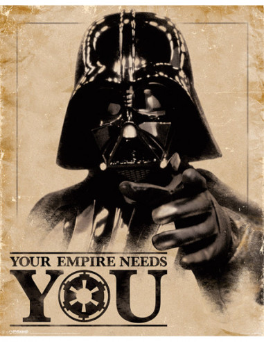 Star Wars: Pyramid - Classic - Your Empire Needs You (Poster Mini 40x50 Cm)