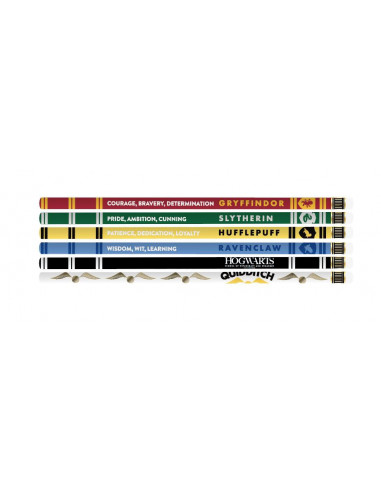 Harry Potter: Half Moon Bay - House Pride (Pencils Set Of 6 / Set 6 Matite)