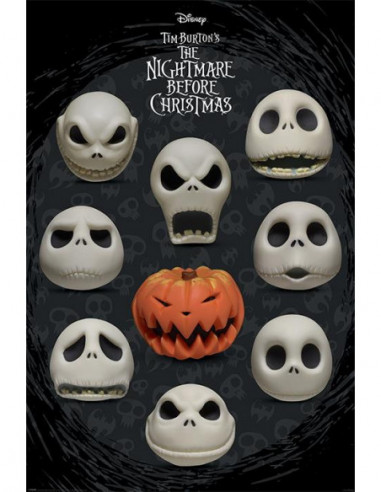 Disney: Pyramid - Nightmare Before Christmas - (Many Faces Of Jack) (Poster Maxi 61X91