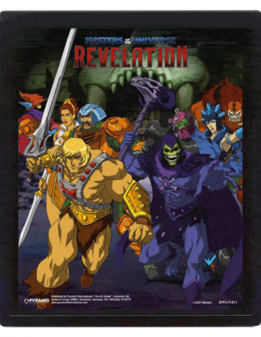 Masters Of The Universe: Pyramid - Revelation - Forces Of Good And Evil (3D Lenticular Poster 25x20 Cm)