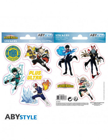 My Hero Academia: ABYstyle - Heroes Villains (Stickers 16X11Cm/ 2 Sheets)