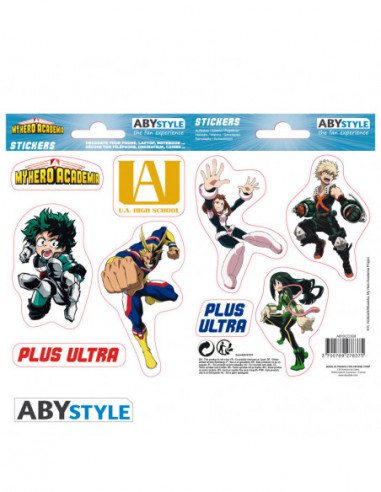 My Hero Academia: ABYstyle - Ua High School (Stickers 16X11Cm 2 Planches)