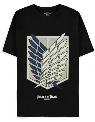 Attack On Titan: Season 4 Black (T-Shirt Unisex Tg. S)