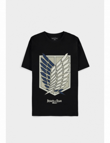 Attack On Titan: Season 4 Black (T-Shirt Unisex Tg. M)