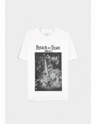 Attack On Titan: Season 4 White (T-Shirt Unisex Tg. L)