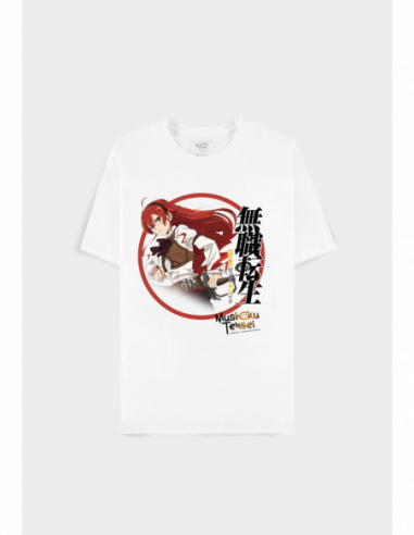 Mushoku Tensei: Men'S Short Sleeved White (T-Shirt Unisex Tg. S)