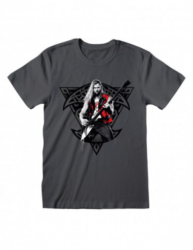 Marvel: Thor Love And Thunder Thor Rock Heather Grey (T-Shirt Unisex Tg. L)