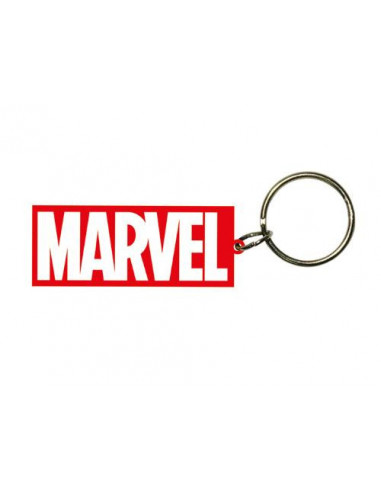 Marvel: Pyramid - Logo (Rubber Keychain / Portachiavi Gomma)