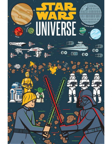 Star Wars (Universe Illustrated) Maxi Poster