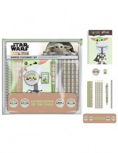 Star Wars: The Mandalorian - Expressions Of The Child Bumper Stationery Set (Set Cancelleria)