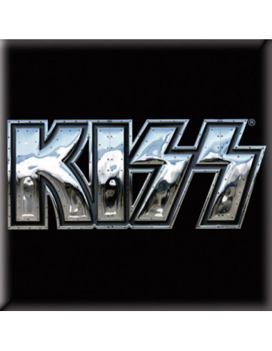 Kiss - Chrome Logo (Magnete Metallo)