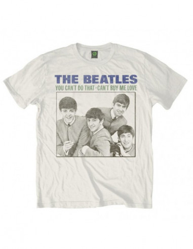 Beatles (The): You Can't Do That White (T-Shirt Unisex Tg. M)