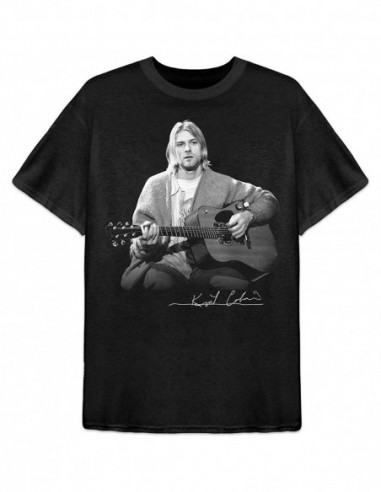 Kurt Cobain: Guitar Live Photo (T-Shirt Unisex Tg. L)