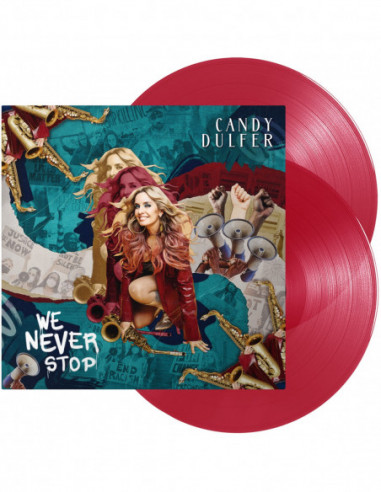 Dulfer Candy - We Never Stop Red Transparent Vinyl