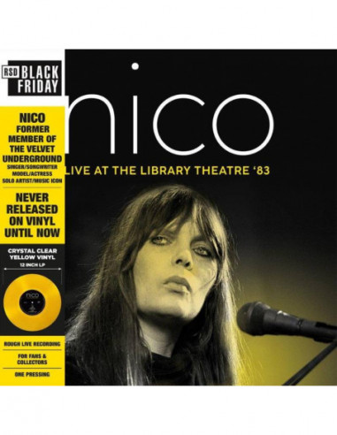 Nico - Live At The Library Theatre '83 (Vinyl Yellow Clear Ltd.) (Black Friday 2022)