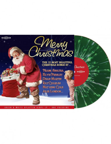 Merry Christmas (F. Sinatra, E. Presley, Dean Martin, Nat King Cole, Ray Charles....) (Vinyl White Splatter)