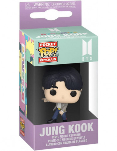 Bts: Funko Pop! Pocket Keychain - Jung Kook (Portachiavi)