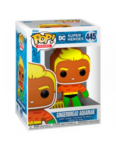 Dc Comics: Funko Pop! Heroes - Dc Heroes - Dc Holiday - Gingerbread Aquaman (Vinyl Figure 455)