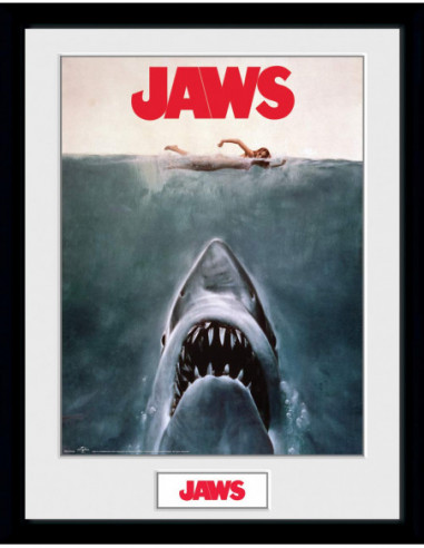 Jaws: Gb Eye - Key Art (Framed Print 30x40 Cm / Stampa In Cornice)