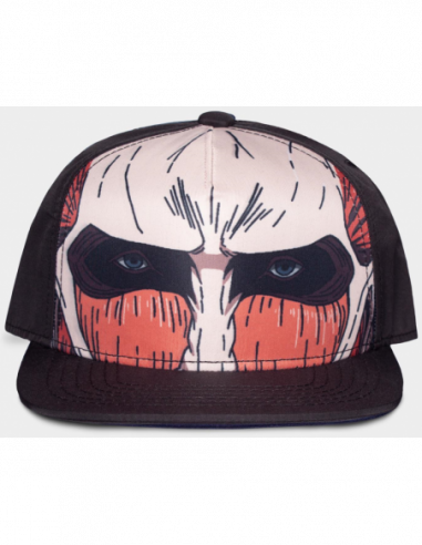 Attack On Titan: Men'S Snapback Cap Black (Cappellino)