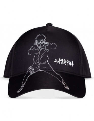 Naruto Shippuden: Men'S Adjustable Cap Black (Cappellino)