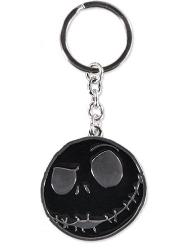 Nightmare Before Christmas - Metal Keychain Metal Keychains U Black