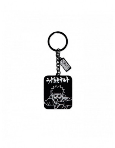 Naruto Shippuden - Metal Keychain Metal Keychains M Black