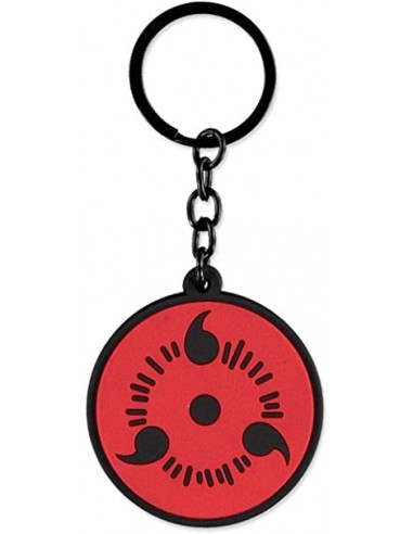 Naruto Shippuden - Rubber Keychain Rubber Keychains M Black v1